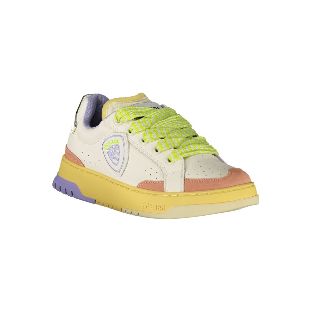 Sneaker da donna Blauer in poliuretano bianco