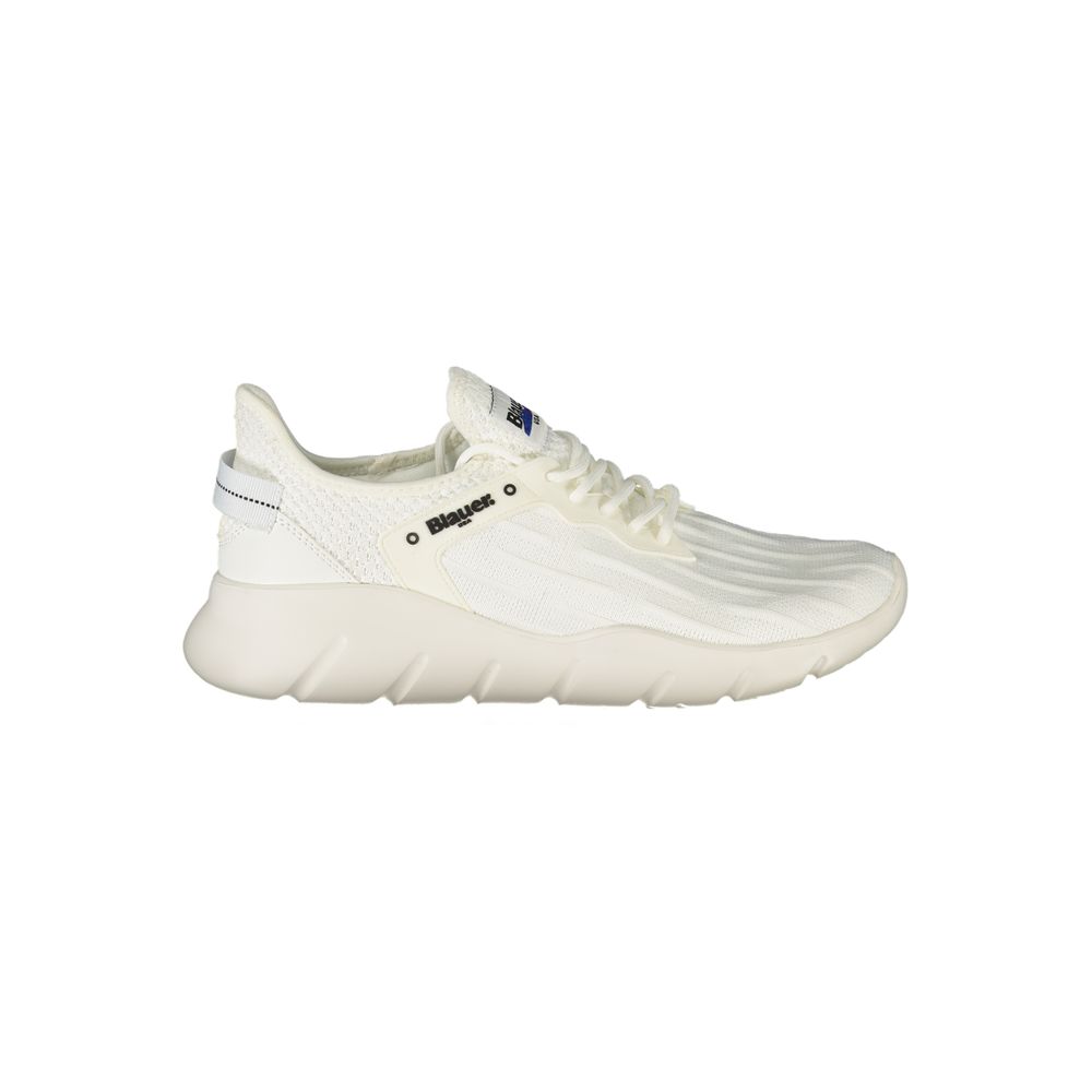 Sneaker Blauer da uomo in poliestere bianco