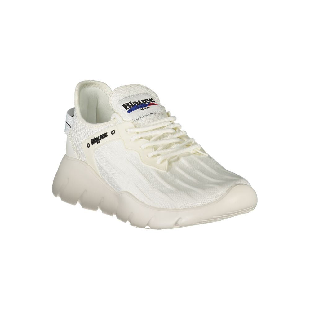 Sneaker Blauer da uomo in poliestere bianco