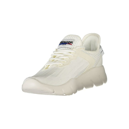 Sneaker Blauer da uomo in poliestere bianco