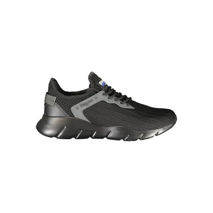 Sneaker Blauer da uomo in poliestere nero