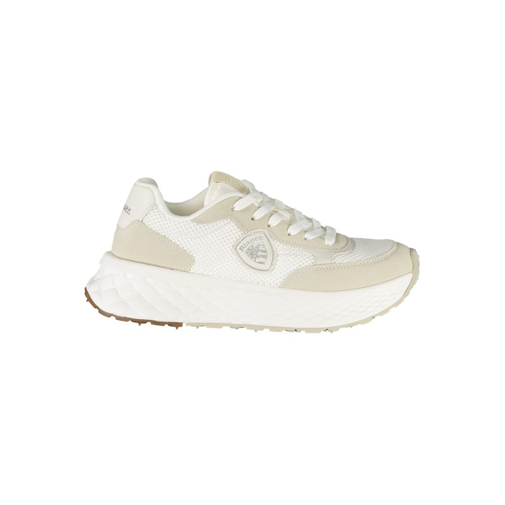 Sneaker da donna Blauer Bianco in poliuretano