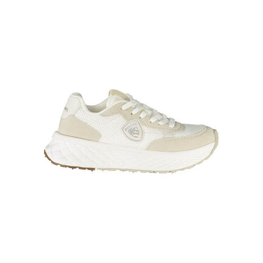 Sneaker da donna Blauer Bianco in poliuretano