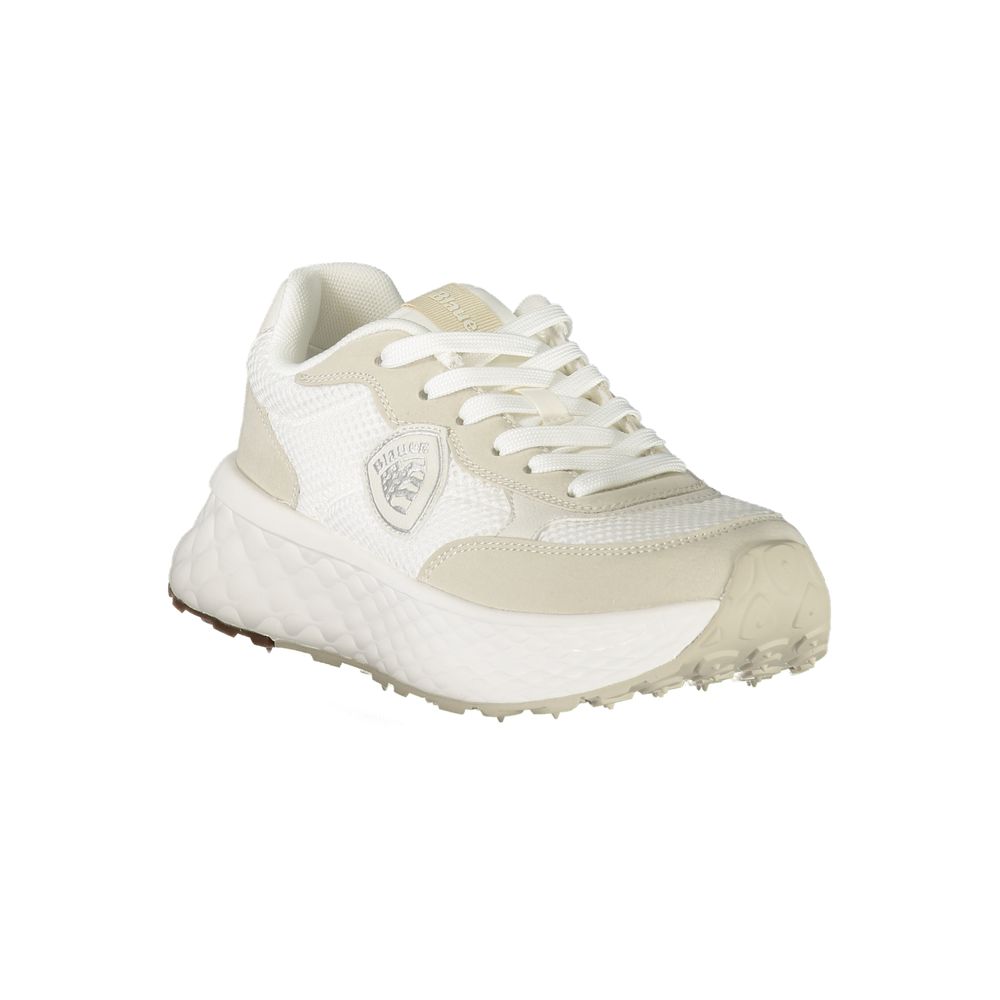 Sneaker da donna Blauer Bianco in poliuretano