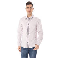 Camicia da uomo in cotone rosa Costume National