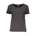 T-shirt da donna in cotone nero Scervino Street
