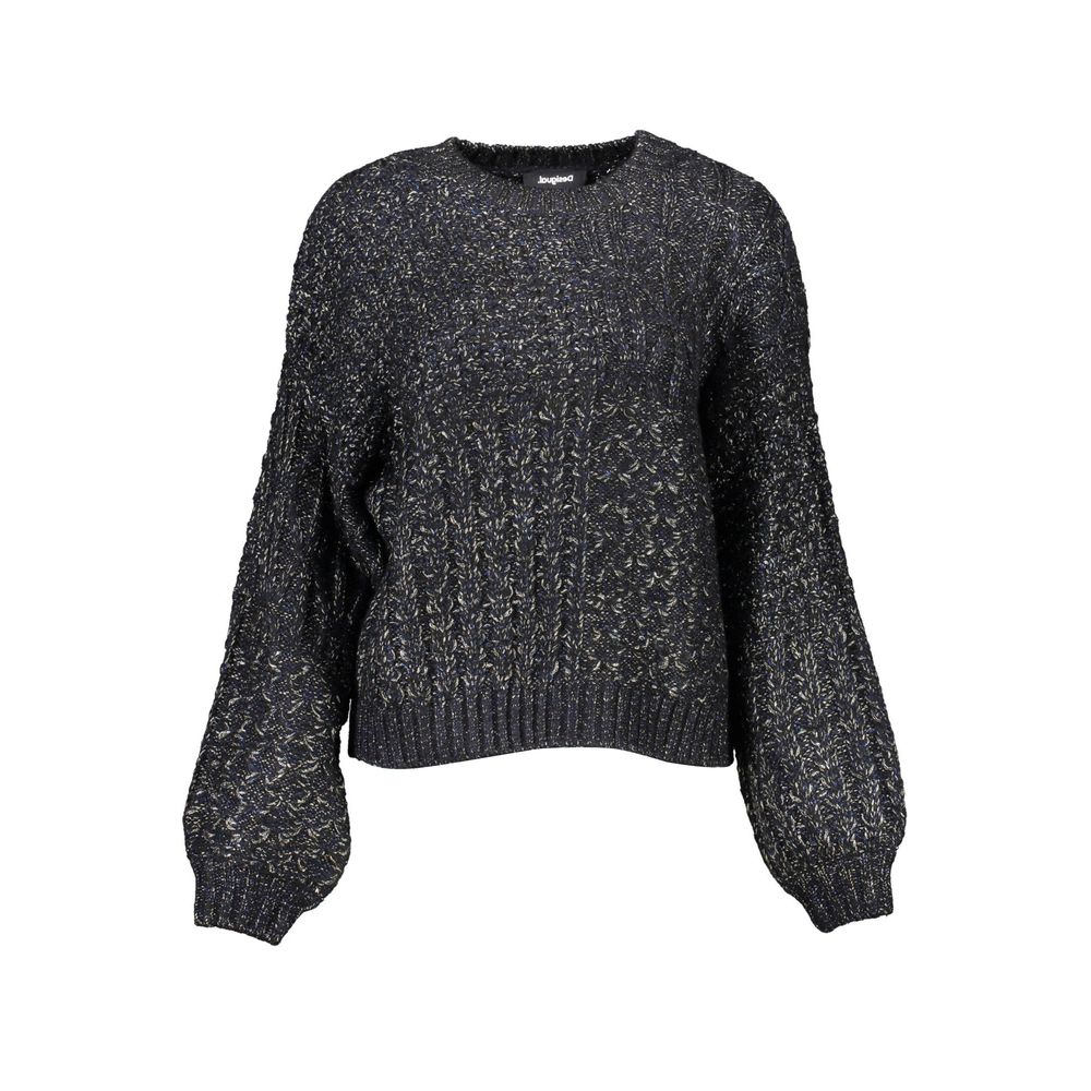 Maglione da donna in acrilico nero Desigual