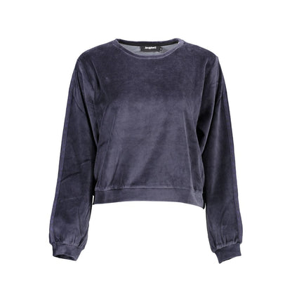 Maglione da donna in cotone blu Desigual