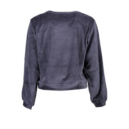 Maglione da donna in cotone blu Desigual