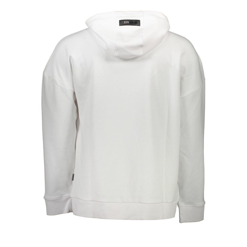 Felpa da uomo in cotone bianco Plein Sport