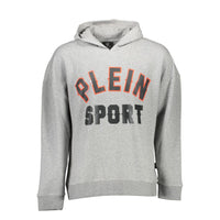 Sweat-shirt homme Plein Sport Grigio en coton