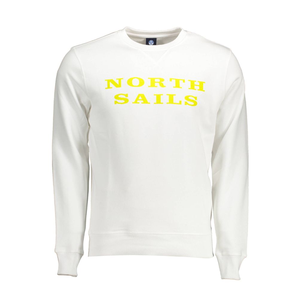 Sweat-shirt en coton blanc North Sails pour homme