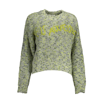 Maglione da donna in acrilico Desigual Verde