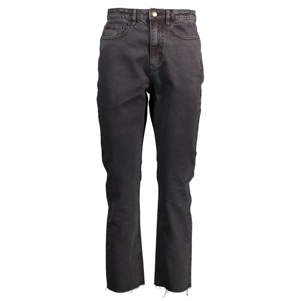 Jean Desigual noir en coton pour femme