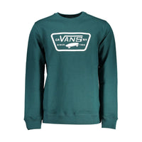 Felpa da uomo in cotone verde Vans