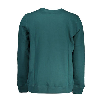 Felpa da uomo in cotone verde Vans