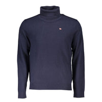 Maglione da uomo in tessuto blu Napapijri