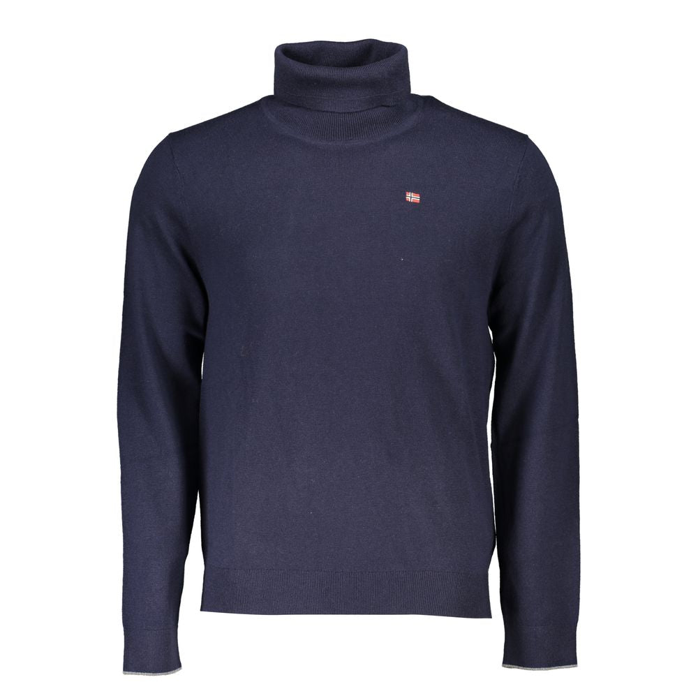 Maglione da uomo in tessuto blu Napapijri