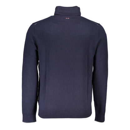 Maglione da uomo in tessuto blu Napapijri