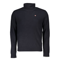 Pull Napapijri Tessuto noir à col montant pour homme