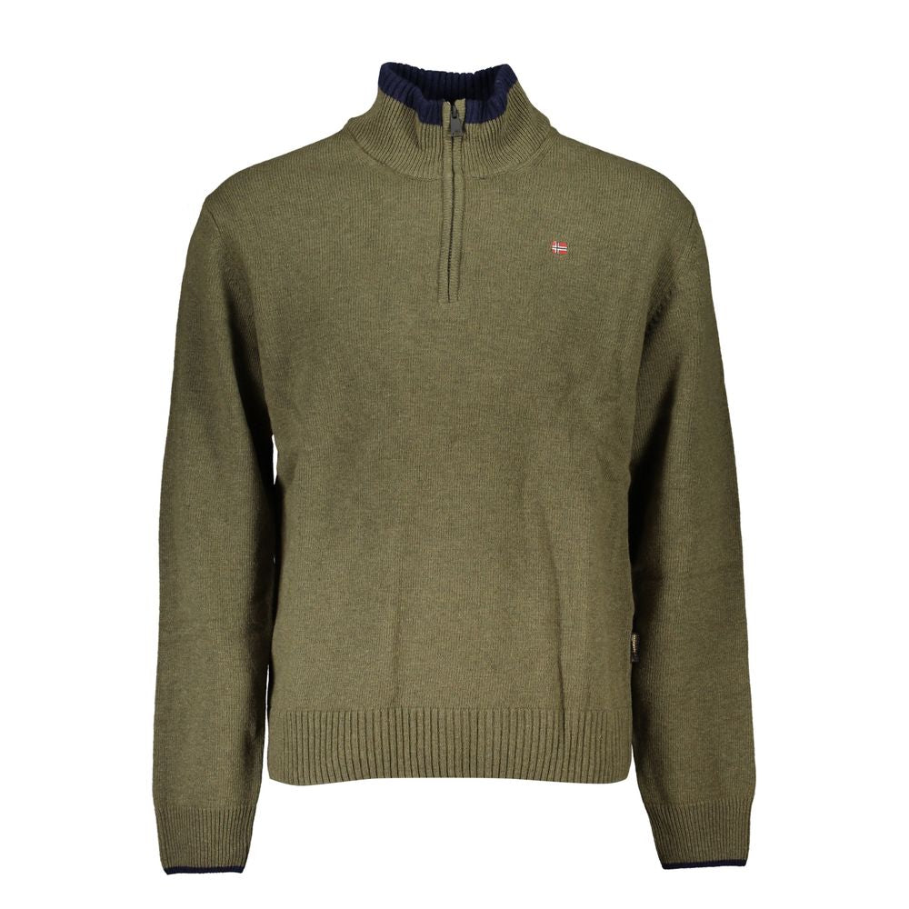 Maglione da uomo in tessuto Napapijri Verde
