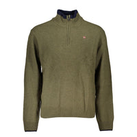 Maglione da uomo in tessuto Napapijri Verde