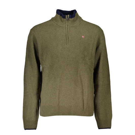 Maglione da uomo in tessuto Napapijri Verde