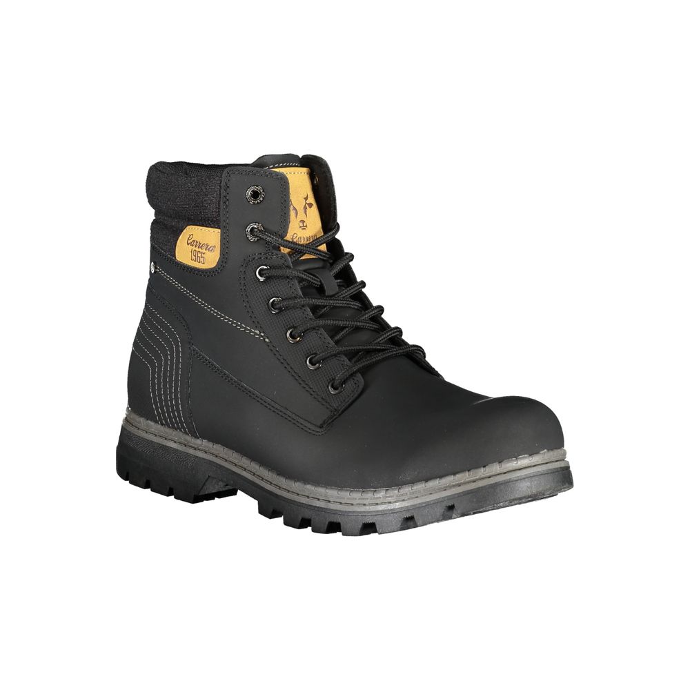 Carrera Nero Poliuretano Homme Stivaletto