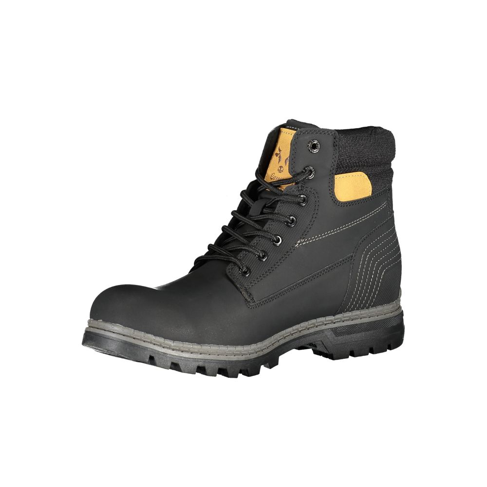 Carrera Nero Poliuretano Homme Stivaletto