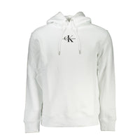 Felpa da uomo in cotone bianco Calvin Klein