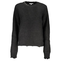 Maglione da donna in acrilico nero Patrizia Pepe