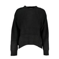 Maglione dolcevita da donna in acrilico nero Patrizia Pepe