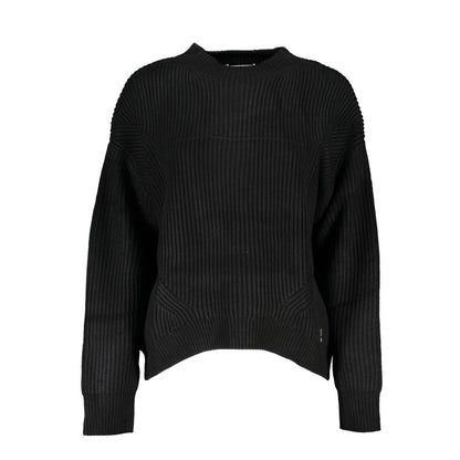 Maglione dolcevita da donna in acrilico nero Patrizia Pepe