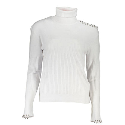 Patrizia Pepe Grigio Poliammide Maglia Donna Dolcevita