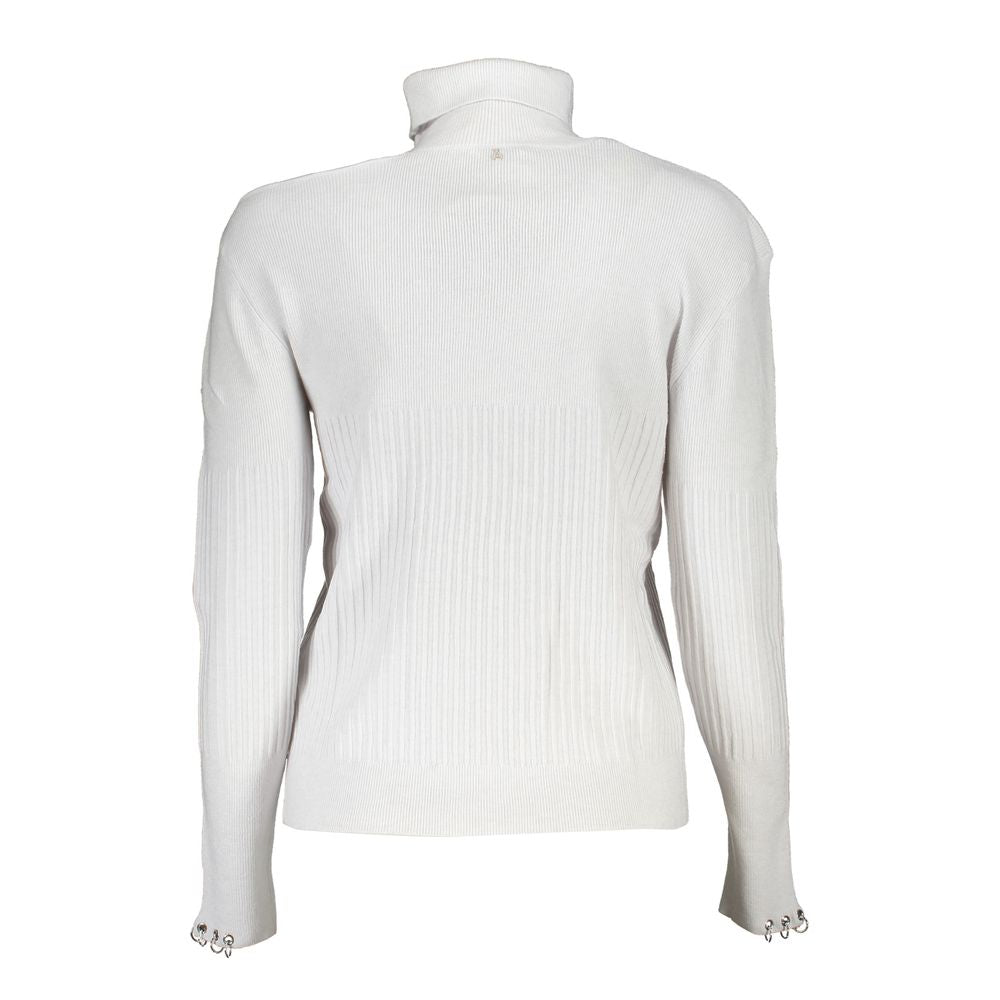 Patrizia Pepe Grigio Poliammide Maglia Donna Dolcevita