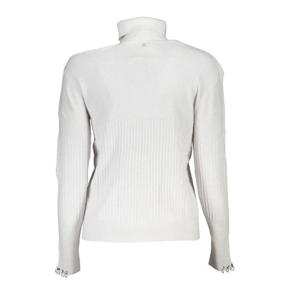 Patrizia Pepe Grigio Poliammide Maglia Donna Dolcevita