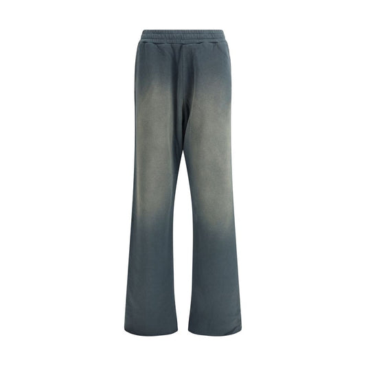 Pantaloni casual in cotone blu Golden Goose