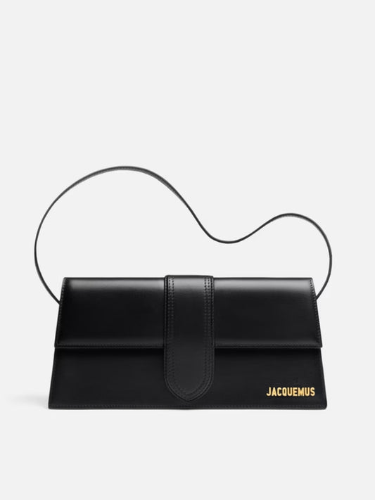 Jacquemus Borsa Le Bambino Long in pelle nera