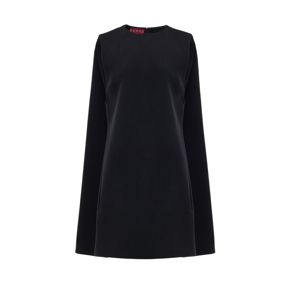 Abito casual in lana nera Gucci