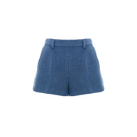 Pantaloncini di lana blu Gucci