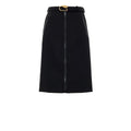 Jupe midi Gucci en laine noire