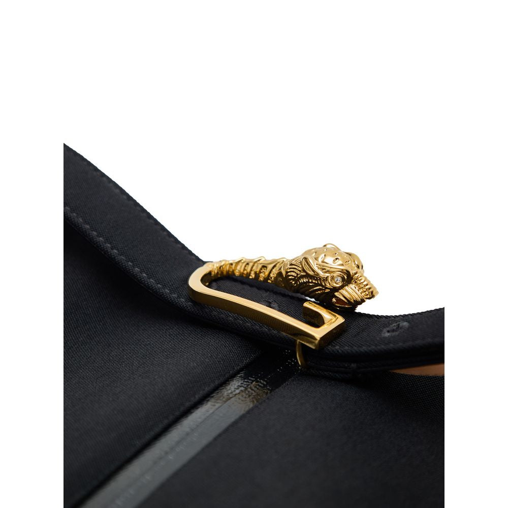 Jupe midi Gucci en laine noire