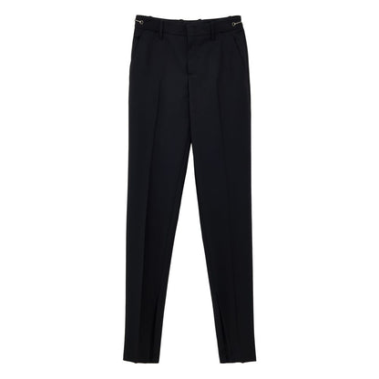 Pantaloni eleganti in lana nera Gucci