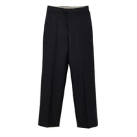 Pantaloni casual in cotone nero Gucci