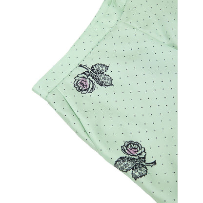 Pantaloni casual in seta verde Gucci