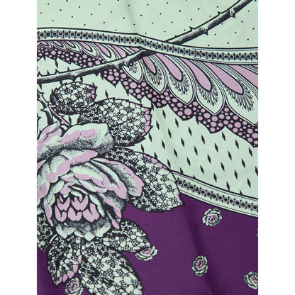 Pantaloni casual in seta verde Gucci