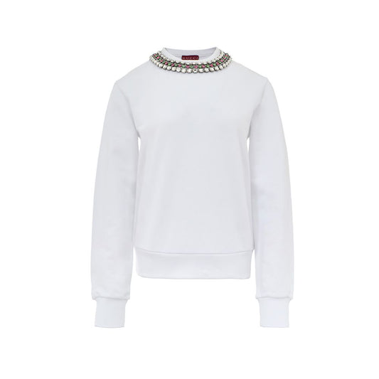 Felpa Gucci in cotone bianco