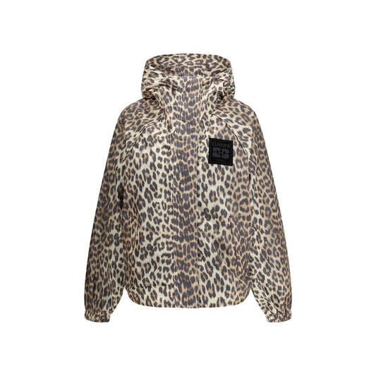 Impermeabile in nylon multicolore Ganni