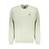 Felpa da uomo in cotone verde Tommy Hilfiger