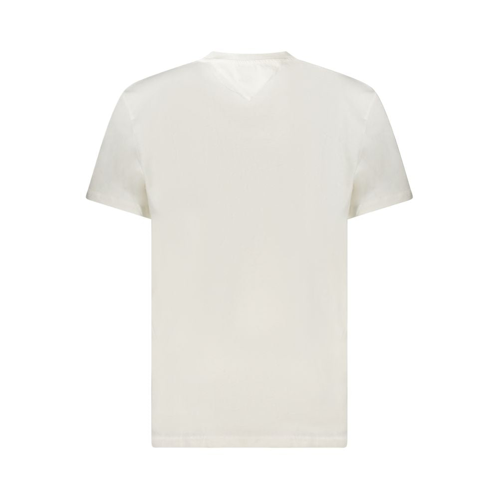 Maglietta da uomo in cotone bianco Tommy Hilfiger